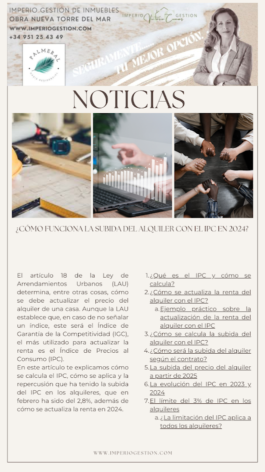 ¿COMO FUNCIONA LA SUBIDA DEL ALQUILER CON EL IPC EN 2024?